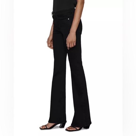 FRAME Denim Le One Flare Mid Rise Denim Jeans - Picture 4 of 13